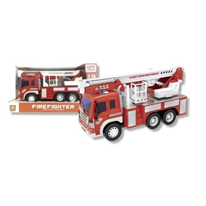 ماشین بالابر آتش نشانی اسباب بازی موزیکال 1:16 FIREFIGHTER_اسباب بازی